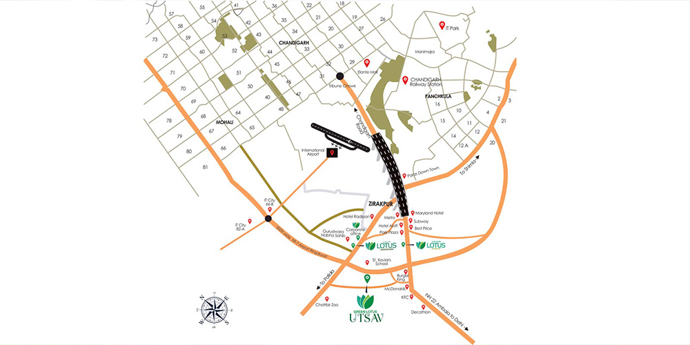 lotus utsav location map