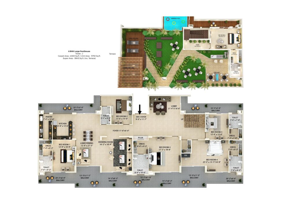 Green Lotus Utsav Floor Plan